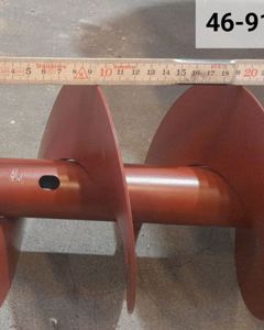 Worm gear pair d180 2.00m left for SE40 red M&M